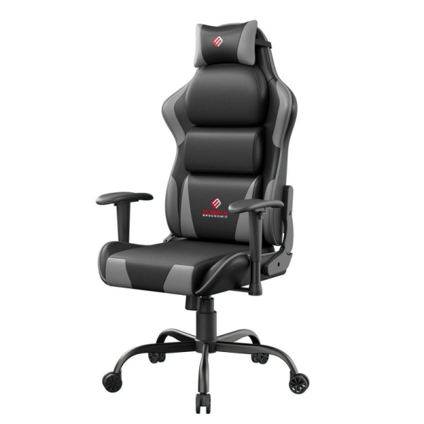 Купить Компьютерное кресло (для геймеров) Eureka Hector, серый
